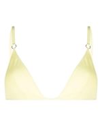 Stella McCartney haut de bikini à bonnets triangles - Jaune - thumbnail