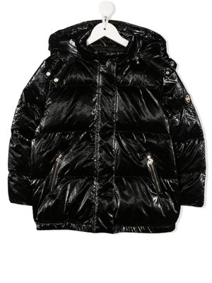 Michael Kors Kids doudoune à effet de brillance - Noir
