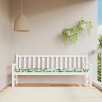 VidaXL Tuinbankkussen 200x50x7 cm stof meerkleurig