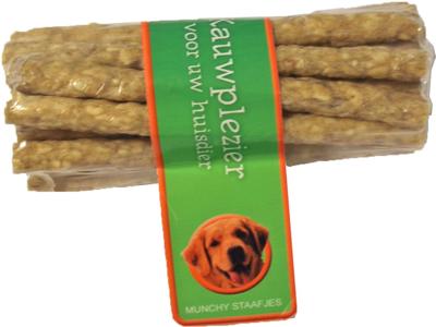 Rol a 20 munchy staaf 9/10 mm/12 cm naturel - Gebr de boon