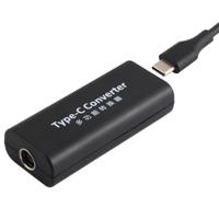 DC 7 9 x 5.5 mm Power Jack female naar USB-C/type-C Female Power connector adapter met 15cm USB-C/type C kabel