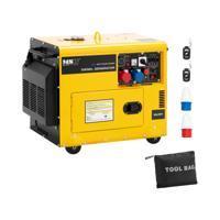 Noodgenerator diesel - 6370 / 7500 W - 16 L - 230/400 V - mobiel - AVR - Euro 5