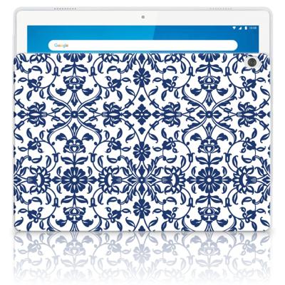 Lenovo Tab M10 | Siliconen hoesje | Flower Blue
