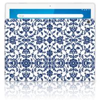 Lenovo Tab M10 | Siliconen hoesje | Flower Blue