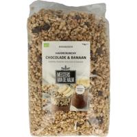 De Halm Havergranola crunchy chocolade/banaan bio