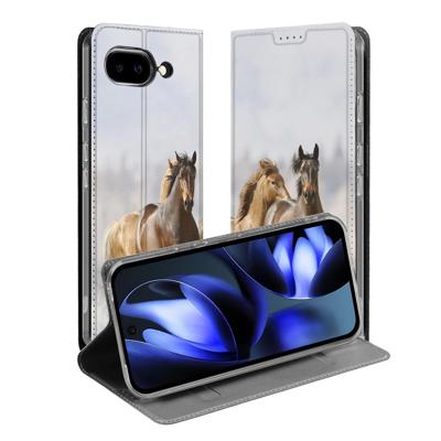 Book Wallet Case Google Pixel 9a Paarden
