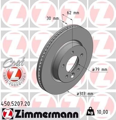 Remschijf Coat Z 450520720