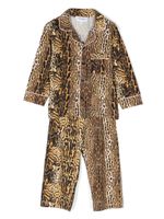 Roberto Cavalli Junior pyjama à imprimé animalier - Tons neutres