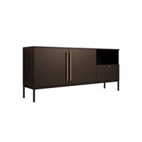 Meubella Dressoir Lagos - Zwart - 180 cm