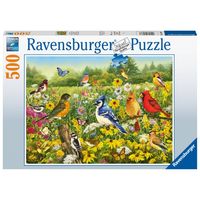 Ravensburger Puzzel vogels in de wei 500 stukjes - thumbnail