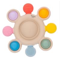 Tickit Silisoft Druk Gaatjes Bijtspeelgoed Regenboog