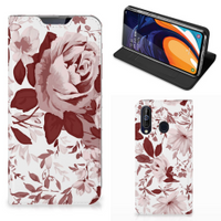 Bookcase Samsung Galaxy A60 Watercolor Flowers