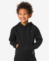 HEMA Takkie kinderhoodie sweatstof zwart (zwart)