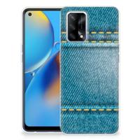 OPPO A74 4G | Sillicone Back Cover | Jeans