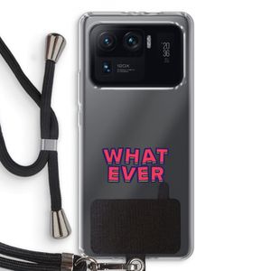 Whatever: Xiaomi Mi 11 Ultra Transparant Hoesje met koord