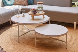 Hartman | Carson Koffietafel Ø82 x 38 cm | White