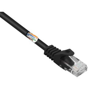 Renkforce RF-5043848 RJ45 Netwerkkabel, patchkabel CAT 5e U/UTP 5.00 m Zwart Snagless 1 stuk(s)