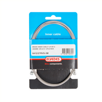 Elvedes rem-binnenkabel rvs 2-nippels 3m