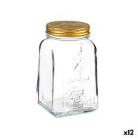 Blik Pasabahce 1058793-80385 Homemade Transparant Gouden 1 L (12 Stuks)