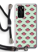 Lipjes: Huawei P40 Transparant Hoesje met koord