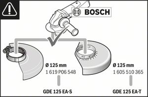 Bosch Professional 1600A003DJ Stofafzuiging GDE 125 EA-T Professional
