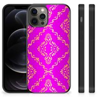 Hoesje TPU iPhone 12 Pro Max Barok Roze