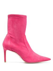 Stuart Weitzman bottes à bout pointu 85 mm - Rose