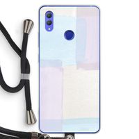 Square pastel: Honor Note 10 Transparant Hoesje met koord