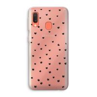 Kleine kattenkopjes: Samsung Galaxy A20e Transparant Hoesje