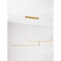Lyora Strakke hanglampStrita goud dubbel 3000K - 9006089