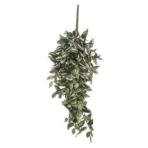 Mica Decorations Tradescantia Kunst Hangplant - H80 cm - Groen