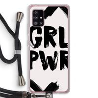 Girl Power #2: Samsung Galaxy A51 5G Transparant Hoesje met koord