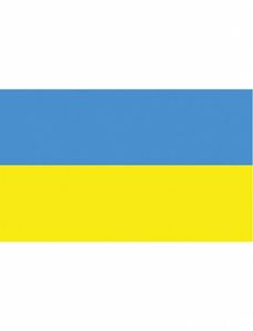 Vlag Oekraïne  90x150 cm