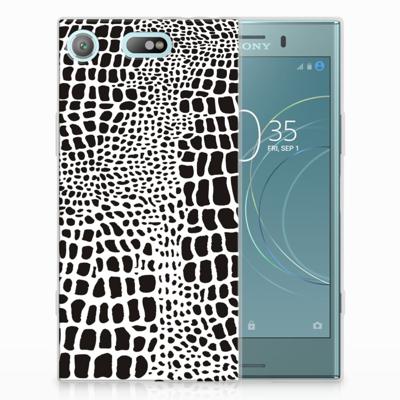 Sony Xperia XZ1 Compact | TPU Hoesje | Slangenprint