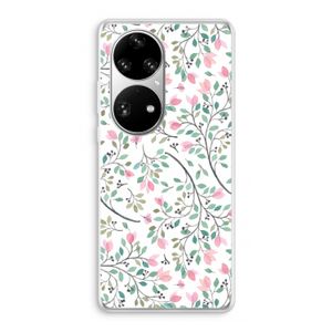 Sierlijke bloemen: Huawei P50 Pro Transparant Hoesje