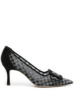 Manolo Blahnik escarpins Maysale 70 mm - Noir - thumbnail