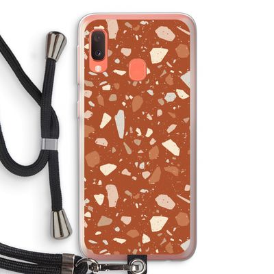 Terrazzo N°22: Samsung Galaxy A20e Transparant Hoesje met koord
