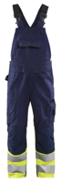 Blåkläder High-Vis bretelbroek 26621800 | Marine/High-Vis Geel | Maat 44 - 7330509727232