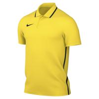 Nike Dri-FIT Park 26 Polo 1/4 Knoop Geel Zwart - thumbnail