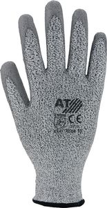 Asatex Snijbestendige handschoen | maat 9 grijs | EN 388 PSA-categorie II | HDPe m.polyurethaan | 10 paar - 3711/9 3711/9