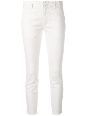 Nili Lotan pantalon chino à coupe courte - Blanc