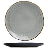 Cookinglife Dinerborden Nola Warm Grey ø 27 cm - 6 stuks Cookinglife Dinerborden Nola Warm Grey ø 27 cm - 6 stuks