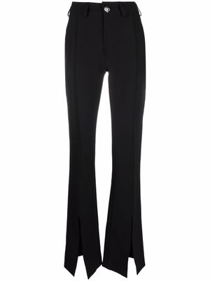 Philipp Plein pantalon Cody à taille haute - Noir