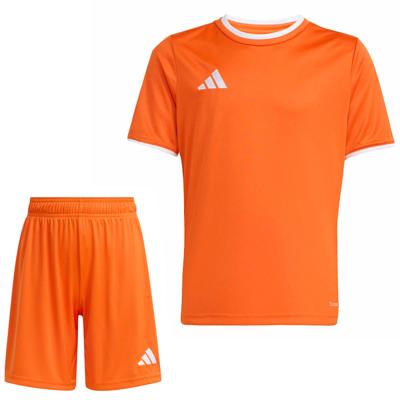 adidas Entrada 26 Voetbaltenue Kids Oranje Wit adidas Entrada 26 Voetbaltenue Kids Oranje Wit