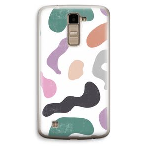 Memphis Shapes: LG K10 (2016) Transparant Hoesje