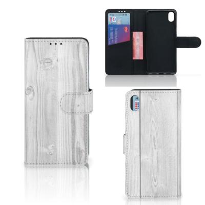 Xiaomi Redmi 7A | Book Style Case | White Wood