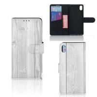 Xiaomi Redmi 7A | Book Style Case | White Wood Xiaomi Redmi 7A | Book Style Case | White Wood