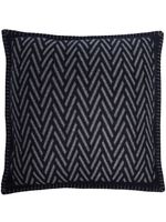 Johnstons of Elgin coussin en jacquard à chevrons - Bleu