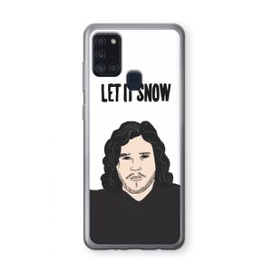 Let It Snow: Samsung Galaxy A21s Transparant Hoesje