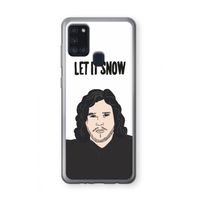 Let It Snow: Samsung Galaxy A21s Transparant Hoesje